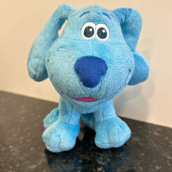 Nickelodeon 2020 Blues Clues Plush Blue Stuffed Animal Dog Soft Lovey 7" - Picture 1 of 7
